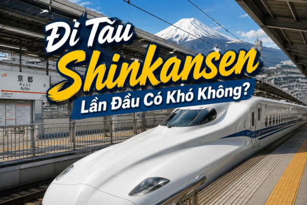 Đi Tàu Shinkansen Lần Đầu Có Khó Không? Hướng Dẫn Mua Vé