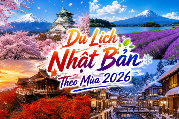 Du Lịch Nhật Bản Theo Mùa 2026: Tháng Nào Đẹp Nhất, Ngắm Hoa Gì Và Giá Tour Biến Động Ra Sao?