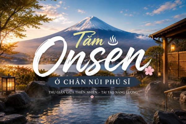 Tắm onsen ở chân núi Phú Sĩ: trải nghiệm thế nào và cần chuẩn bị gì?