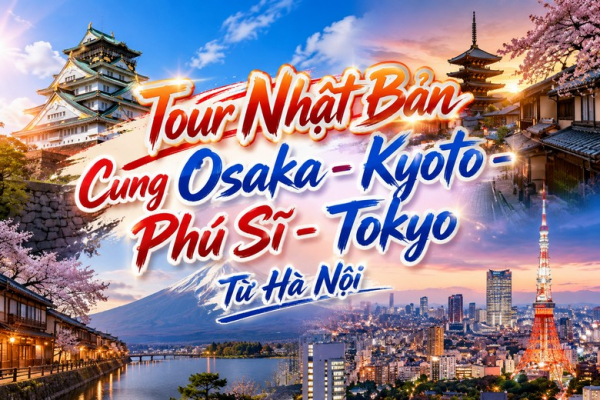 Tour Nhật Bản Cung Osaka – Kyoto – Phú Sĩ – Tokyo Từ Hà Nội: Lịch Trình 6N5Đ Chi Tiết Và Giá