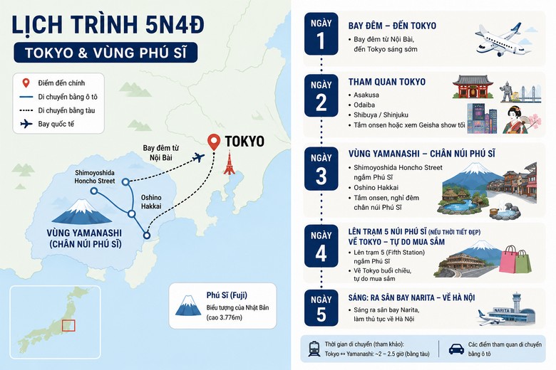 Du lịch Nhật Bản 5N4D