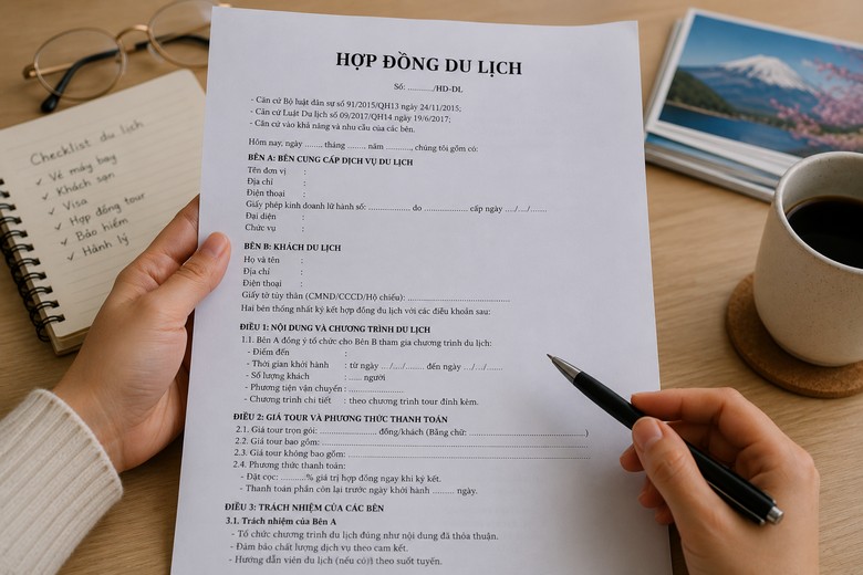 Hợp dồng du lịch Nhật Bản