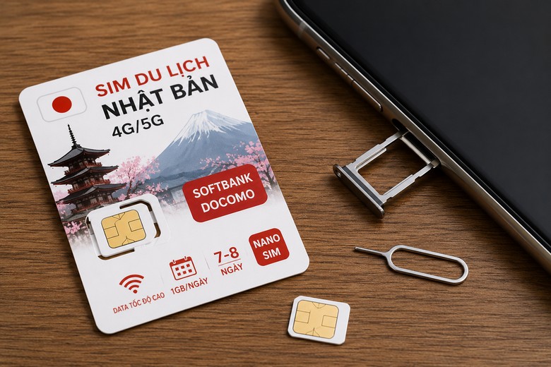 Sim du lịch Nhật Bản