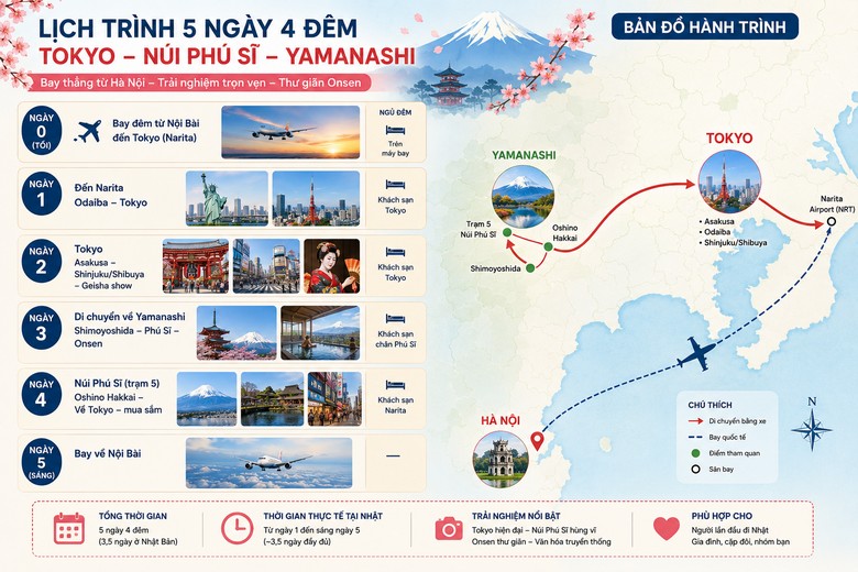 Lịch trình 5n4d