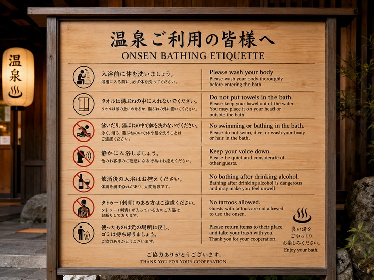 Nội quy onsen